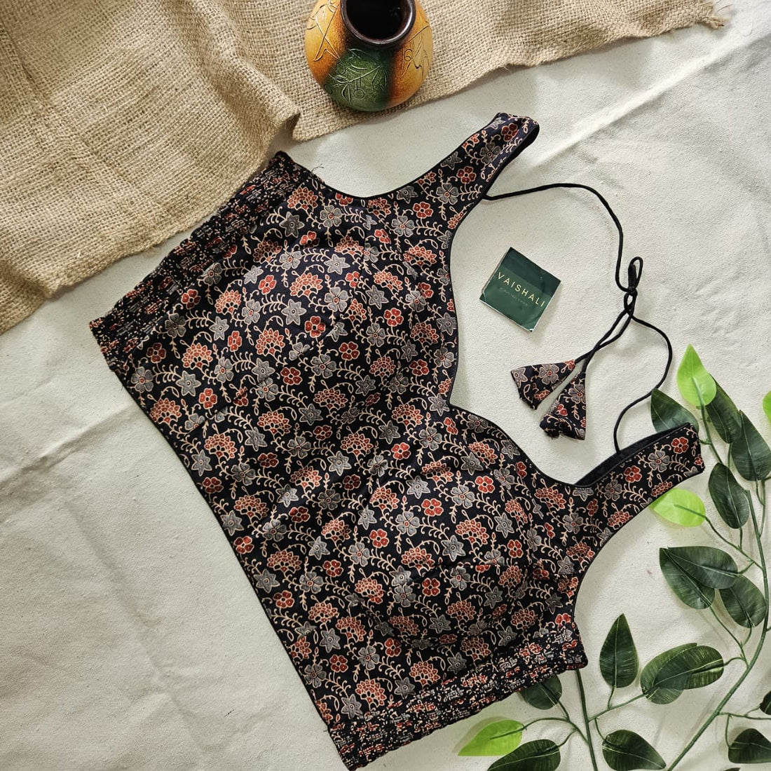 All-Over Ajrakh Floral