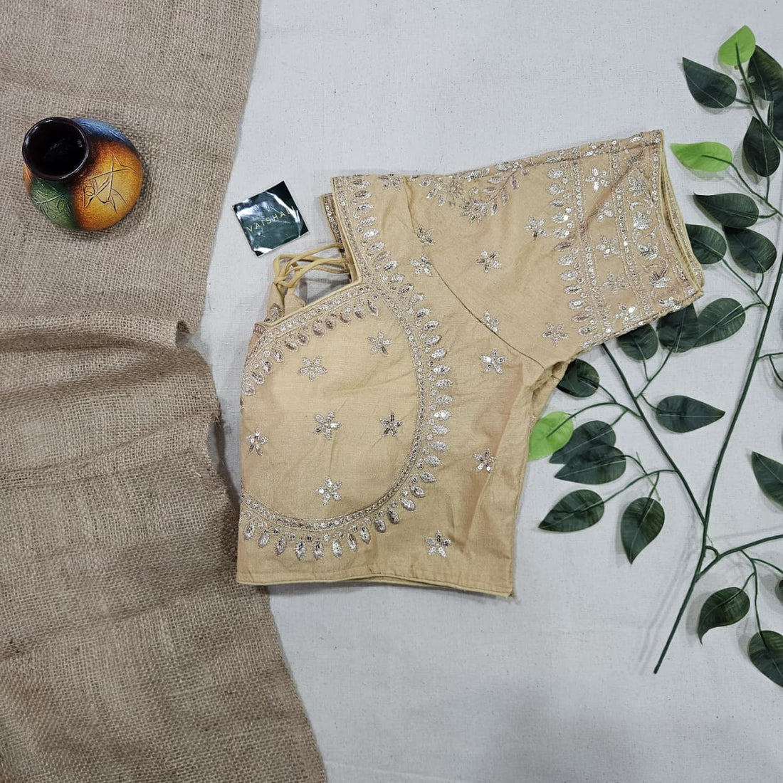 Beige Sitara Blouse