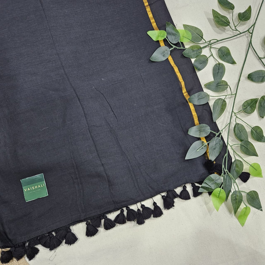 Black Chandni Saree