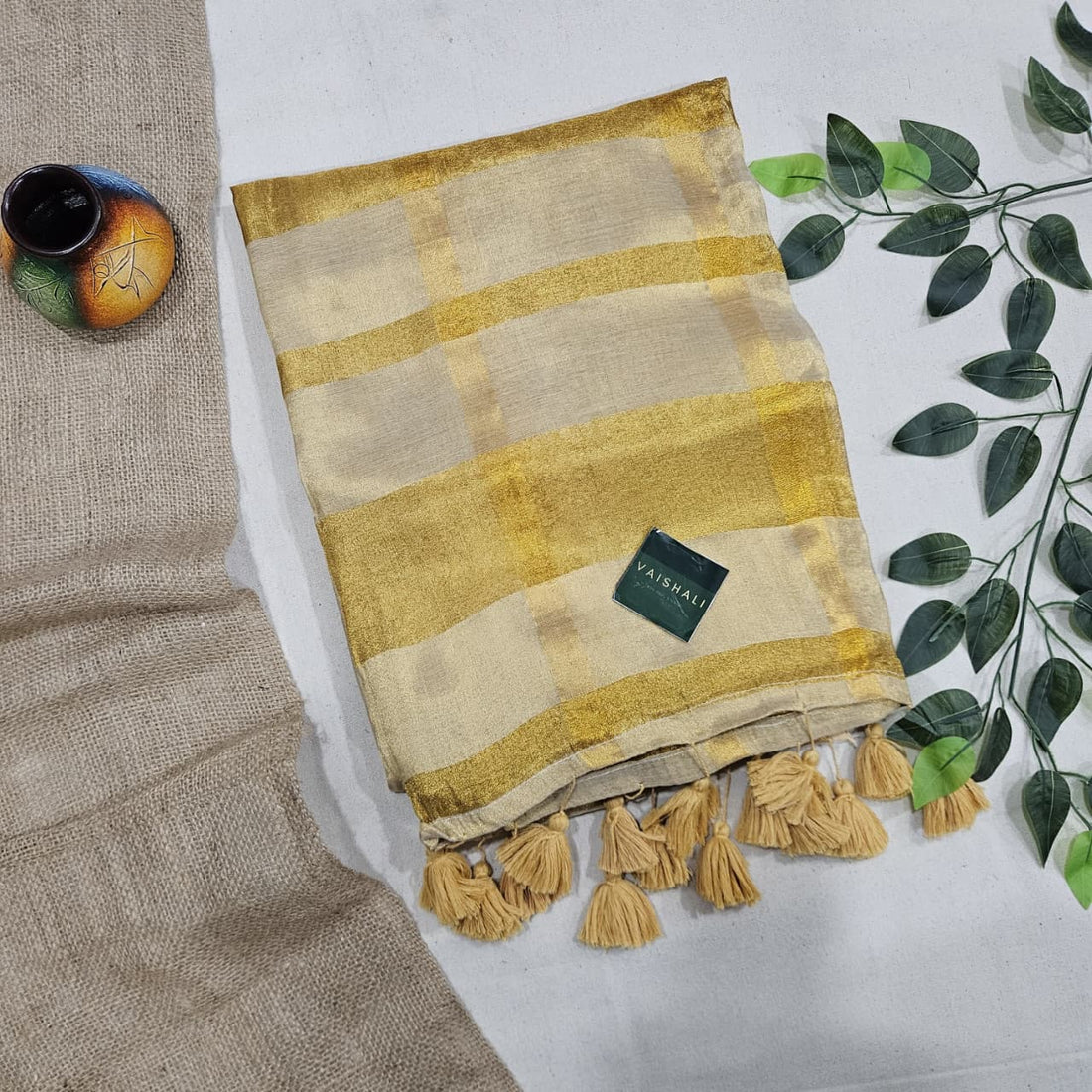 Swarna Rekha Tissue Saree