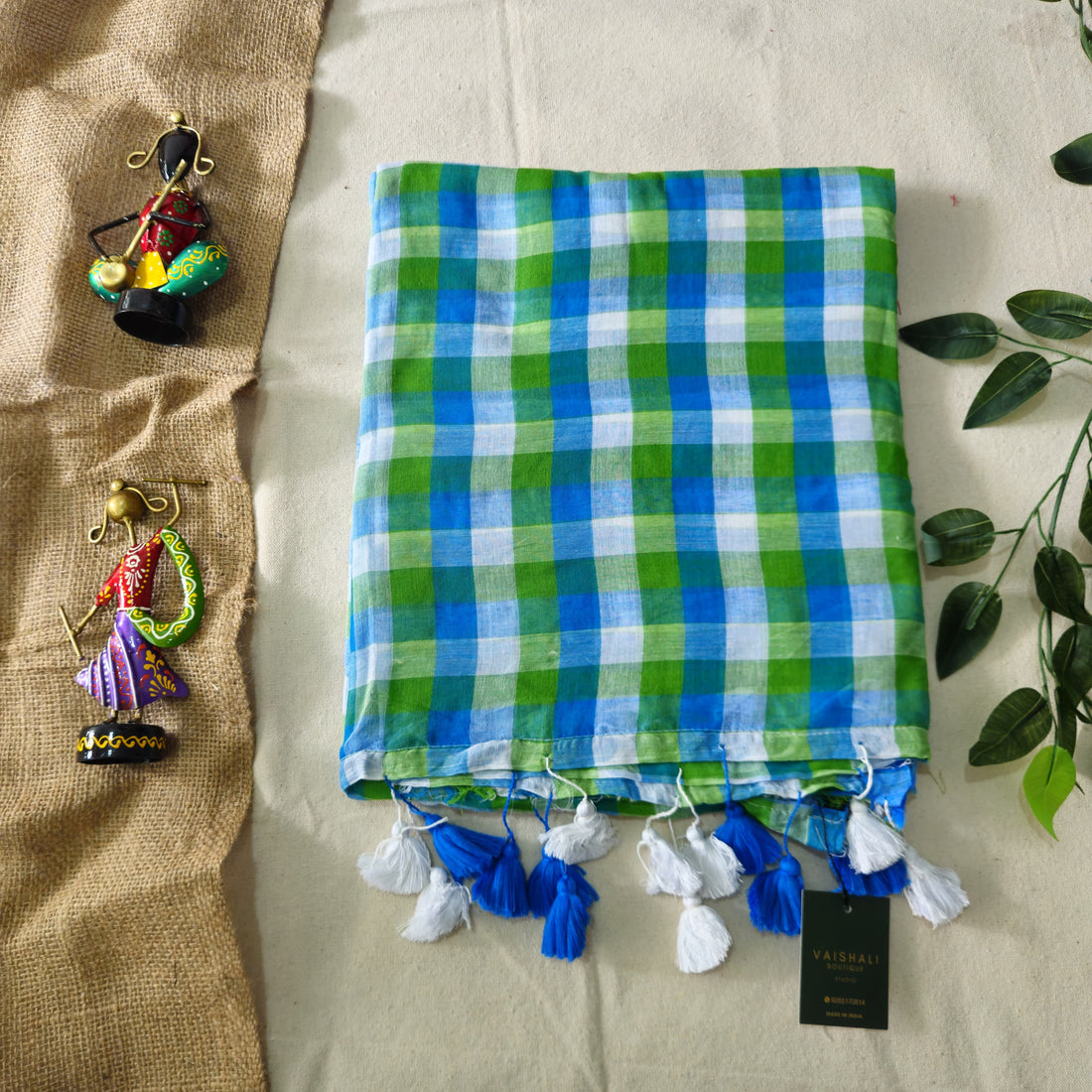 Blue Breeze Cotton Saree