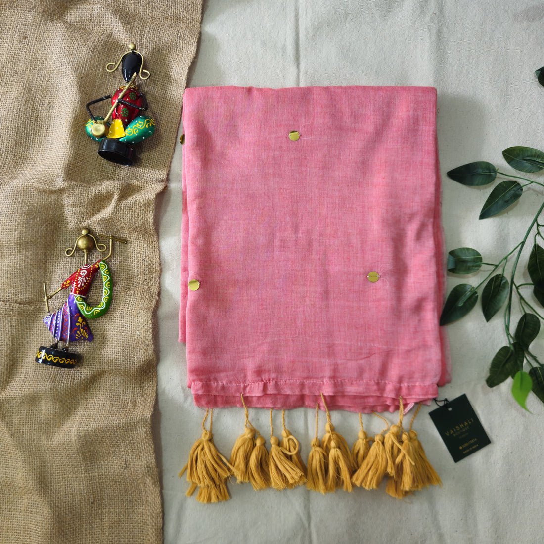 Rose Glow Ginni mul cotton Saree