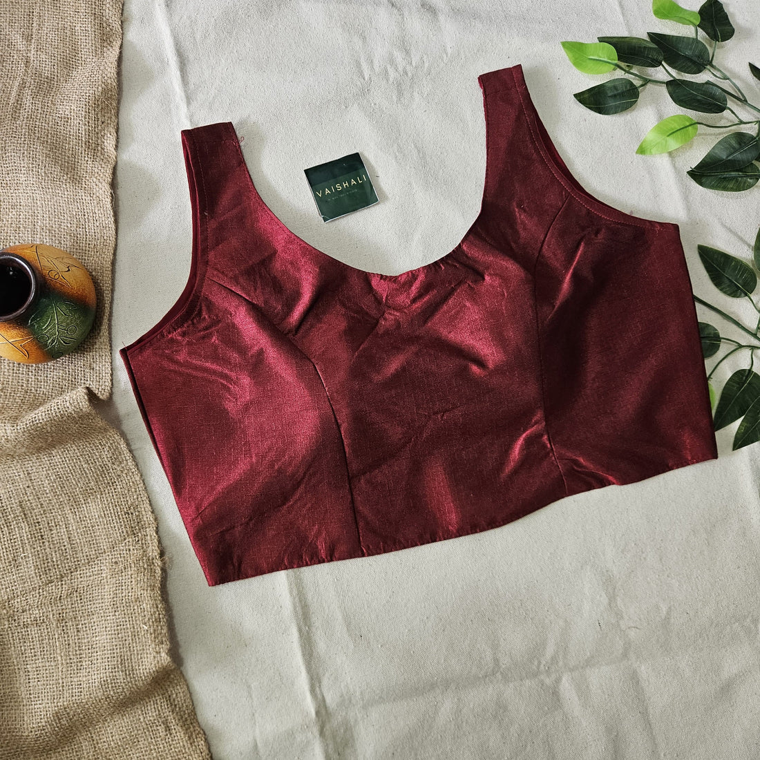 Maroon noorie Blouse